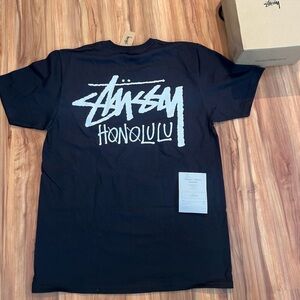 Stussy black Honolulu Tee
